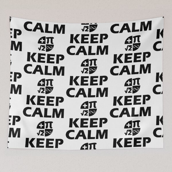 Item preview, Keep Calm Love Math I love mathematics formula pie infinity Gift friend Funny Art Design Happy Apparel Essential Inspiration Joy Mood designed and sold by DesignByHeartUK.