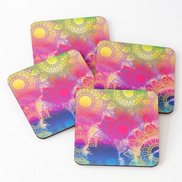 Item preview, Colorful Mandala Florals tie dye bohemio designed and sold by cutecrazytshirt.