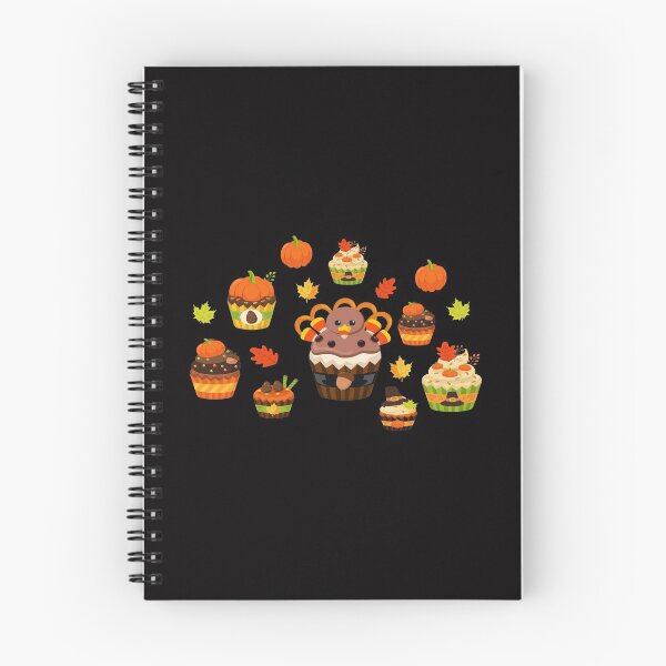 Item preview, thanksgiving cute pumpkin cupcakes with turkey cup cakes designed and sold by lady-fiona.