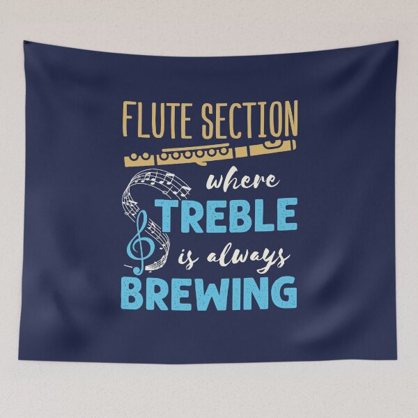 Item preview, Flute Section Where Treble Is Always Brewing designed and sold by jaygo.