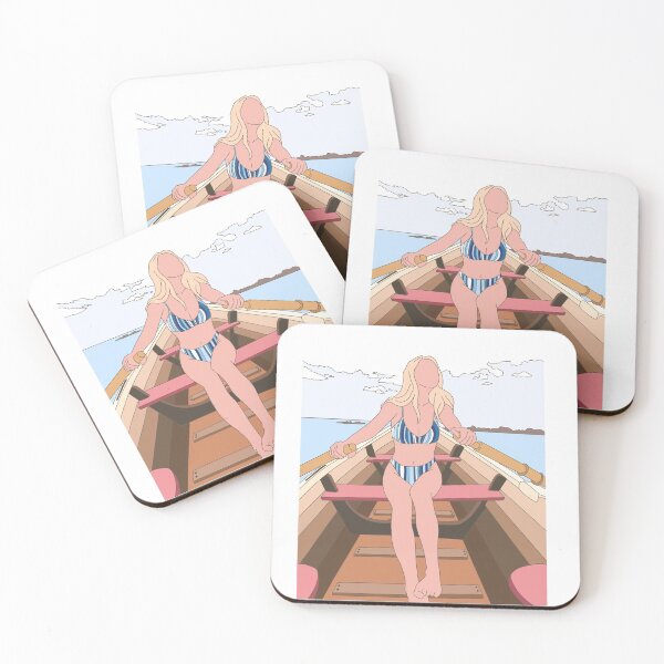 Item preview, Girl rowing away designed and sold by ameliacarves.