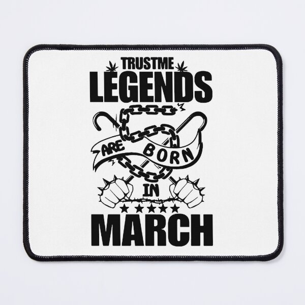 Item preview, Trust me Legends are born in March Chains Gift Premium Apparel Funny Holiday Xmas designed and sold by DesignByHeartUK.