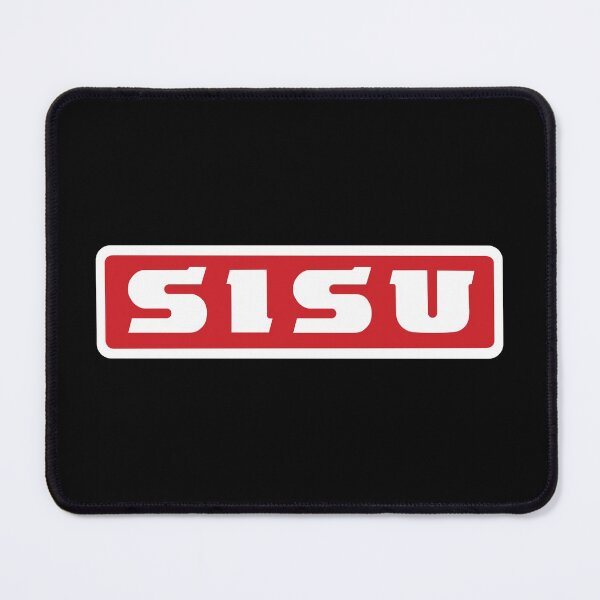 Item preview, Retro Sisu - puna-valko designed and sold by knappidesign.