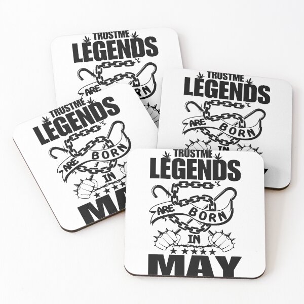 Item preview, Trust me Legends are born in May Chains Gift Premium Apparel Funny Holiday Xmas designed and sold by DesignByHeartUK.