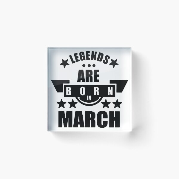 Item preview, Trust me Legends are born in March Chains Gift Premium Apparel Funny Holiday Xmas designed and sold by DesignByHeartUK.