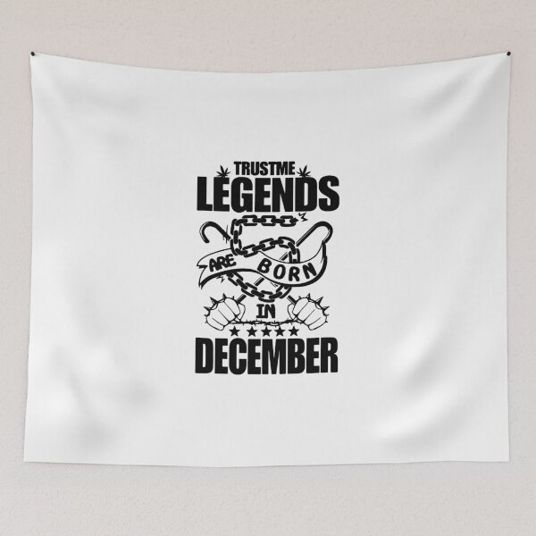 Item preview, Trust me Legends are born in December Chains Gift Premium Apparel Funny Holiday Xmas designed and sold by DesignByHeartUK.