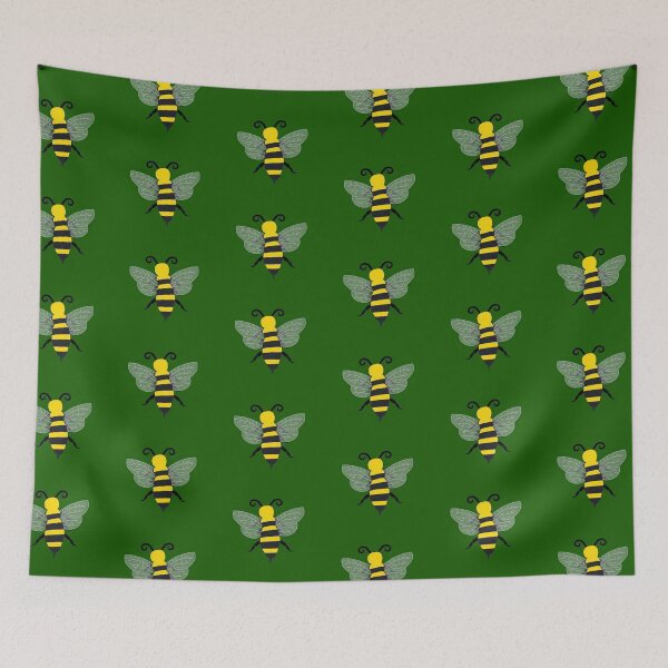 Item preview, Bumble bee on green designed and sold by Encie-Designs.