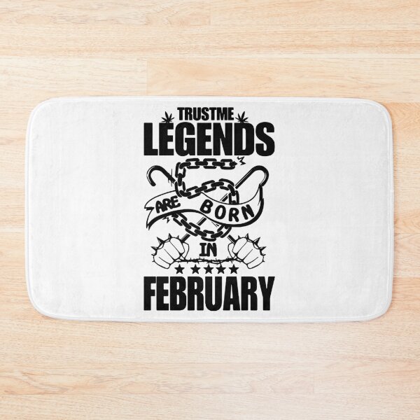 Item preview, Trust me Legends are born in February Chains Gift Premium Apparel Funny Holiday Xmas designed and sold by DesignByHeartUK.