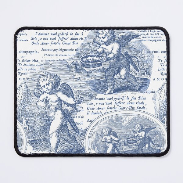 Item preview, Romantic Cupids in Love French Toile designed and sold by AntiqueImages.