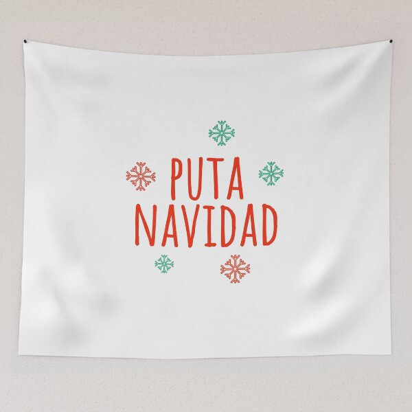 Item preview, PUTA NAVIDAD - ODIO NAVIDAD- CHRISTMAS - SPANISH designed and sold by Tropical Blood.