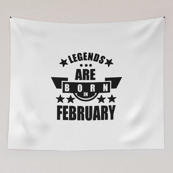 Artikelvorschau, Trust me Legends are born in February Chains Gift Premium Apparel Funny Holiday Xmas entworfen und verkauft von DesignByHeartUK.