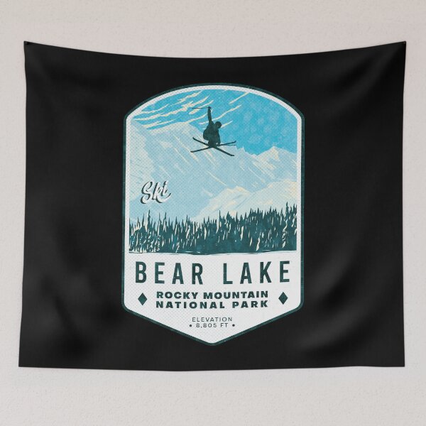 Item preview, Ski Bear Lake Rocky Mountain National Park designed and sold by JordanHolmes.