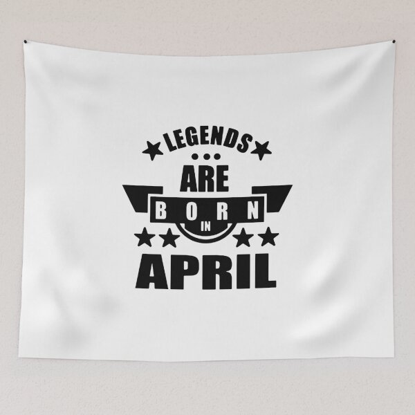 Artikelvorschau, Trust me Legends are born in April Chains Gift Premium Apparel Funny Holiday Xmas entworfen und verkauft von DesignByHeartUK.