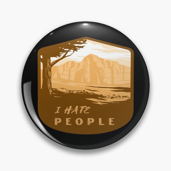 Item preview, I Hate People I Love Camping Funny Design designed and sold by Paula Helit.