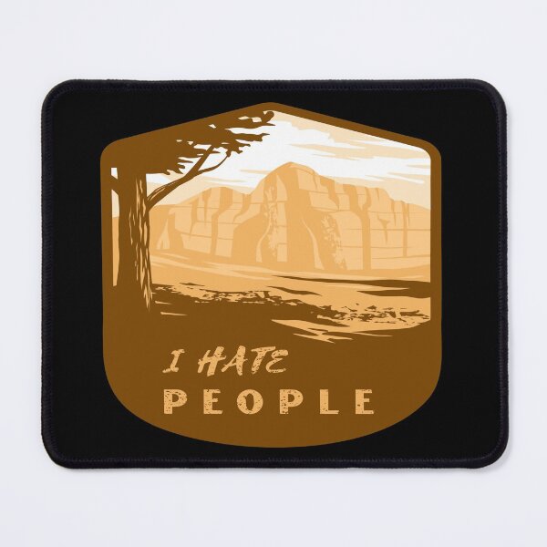 Item preview, I Hate People I Love Camping Funny Design designed and sold by Paula Helit.