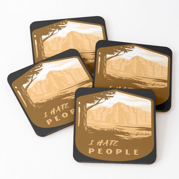 Item preview, I Hate People I Love Camping Funny Design designed and sold by Paula Helit.