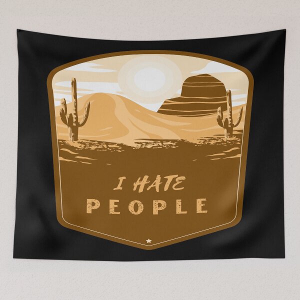 Item preview, I Hate People I Love Camping Funny Design designed and sold by Paula Helit.