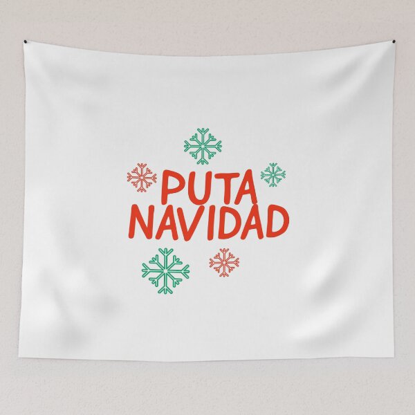 Item preview, PUTA NAVIDAD - ODIO NAVIDAD- CHRISTMAS - SPANISH designed and sold by Tropical Blood.