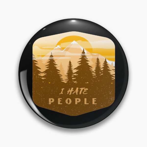 Item preview, I Hate People I Love Camping Funny Design designed and sold by Paula Helit.