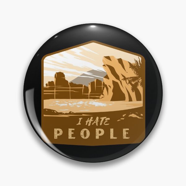 Item preview, I Hate People I Love Camping Funny Design designed and sold by Paula Helit.