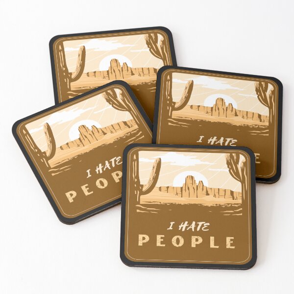 Item preview, I Hate People I Love Camping Funny Design designed and sold by Paula Helit.