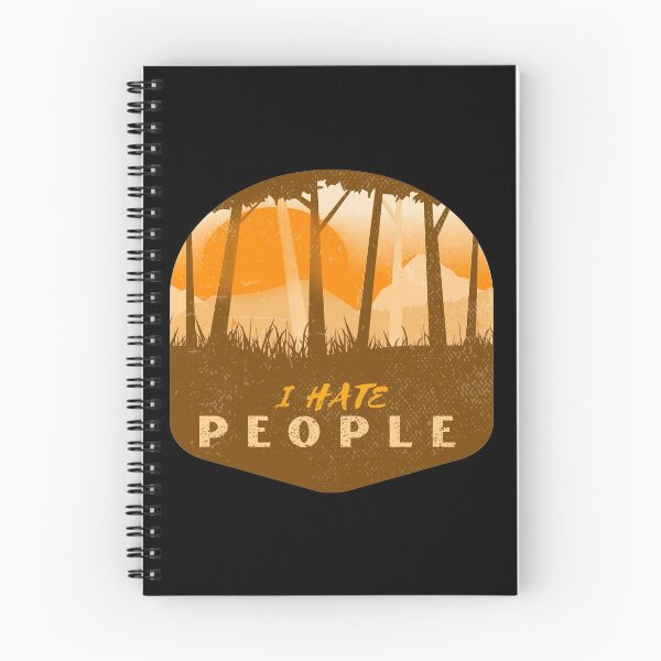 Item preview, I Hate People I Love Camping Funny Design designed and sold by Paula Helit.