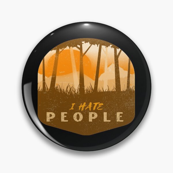 Item preview, I Hate People I Love Camping Funny Design designed and sold by Paula Helit.