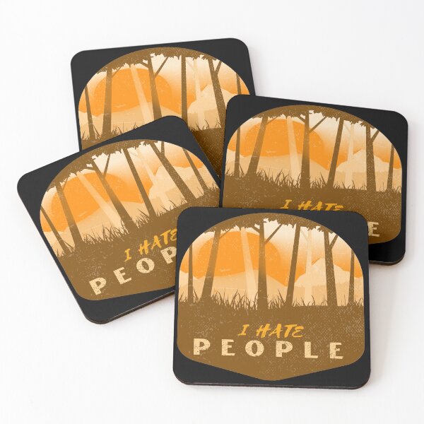 Item preview, I Hate People I Love Camping Funny Design designed and sold by Paula Helit.