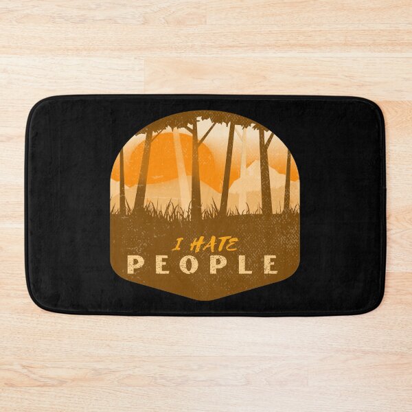 Item preview, I Hate People I Love Camping Funny Design designed and sold by Paula Helit.