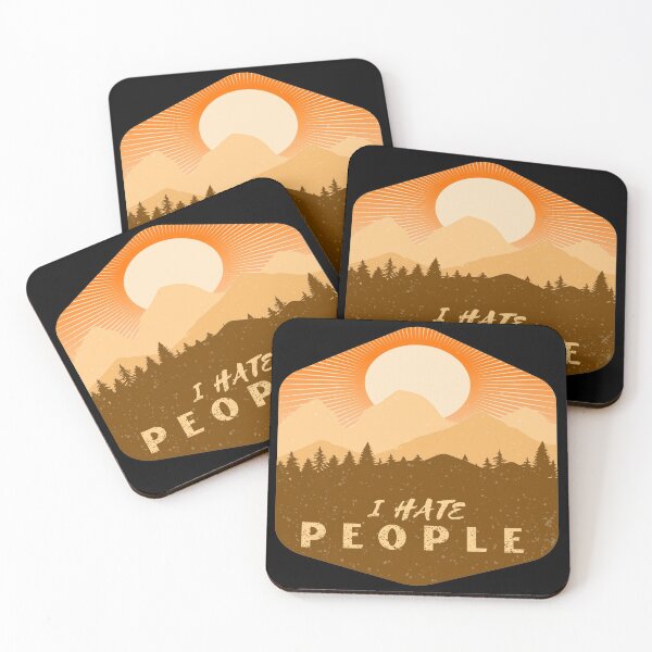 Item preview, I Hate People I Love Camping Funny Design designed and sold by Paula Helit.