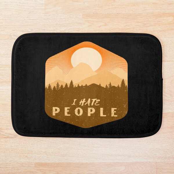 Item preview, I Hate People I Love Camping Funny Design designed and sold by Paula Helit.
