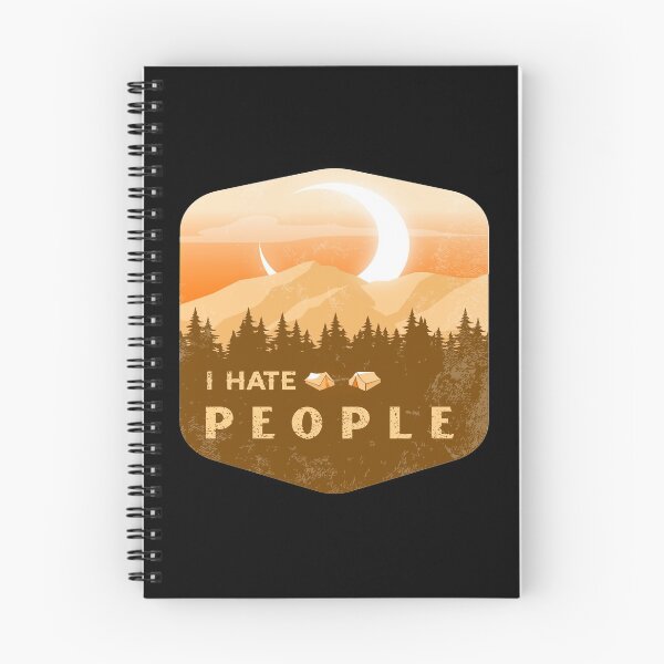 Item preview, I Hate People I Love Camping Funny Design designed and sold by Paula Helit.