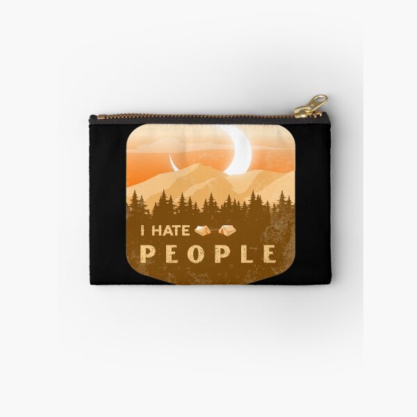 Item preview, I Hate People I Love Camping Funny Design designed and sold by Paula Helit.