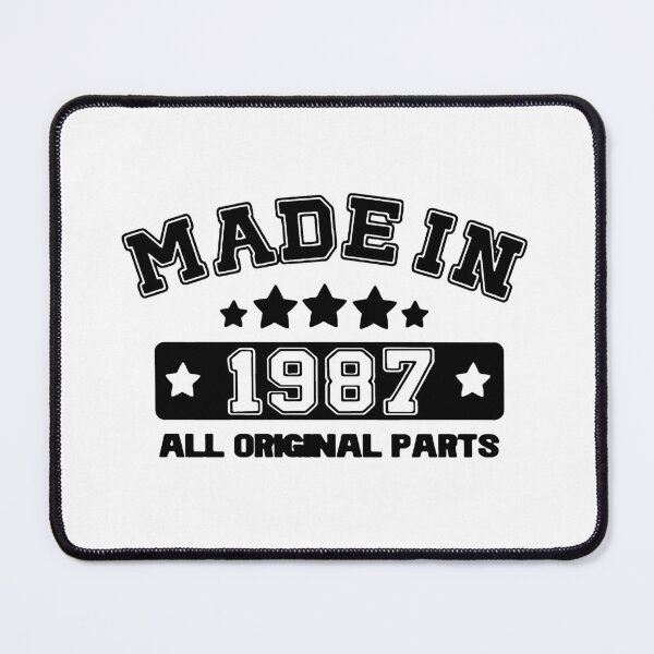 Item preview, Made in 1987 All Original Parts Gift Premium Apparel Funny Holiday Xmas designed and sold by DesignByHeartUK.