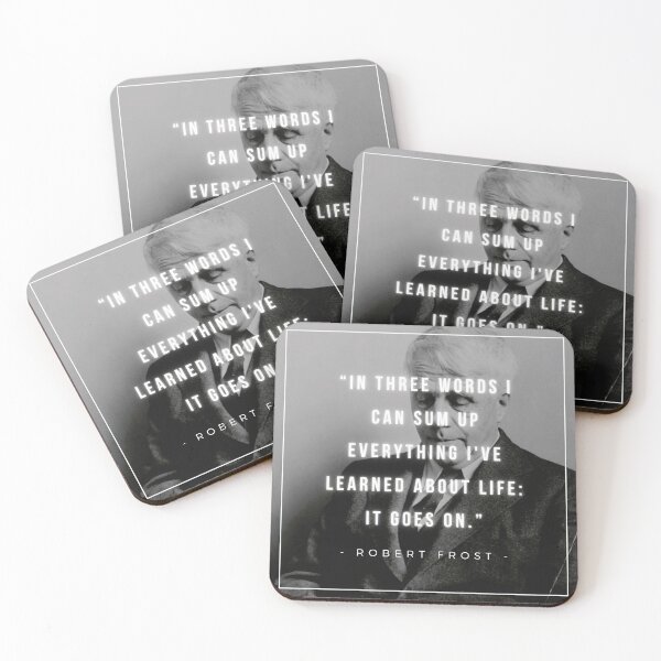 Item preview, It Goes On | Robert Frost designed and sold by iwaya-bazaar.