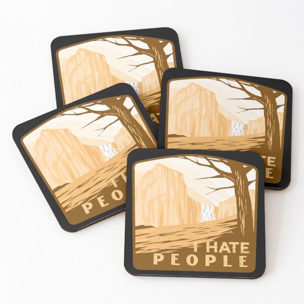 Item preview, I Hate People I Love Camping Funny Design designed and sold by Paula Helit.