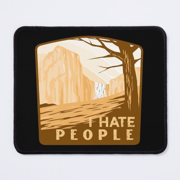 Item preview, I Hate People I Love Camping Funny Design designed and sold by Paula Helit.