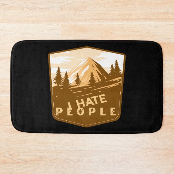 Item preview, I Hate People I Love Camping Funny Design designed and sold by Paula Helit.