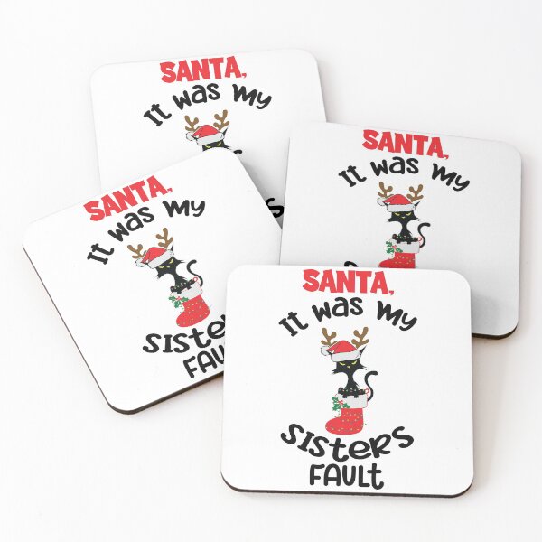 Item preview, Santa Its My Sisters Fault, Dear Santa It Wasnt Me designed and sold by SportyDogShop.