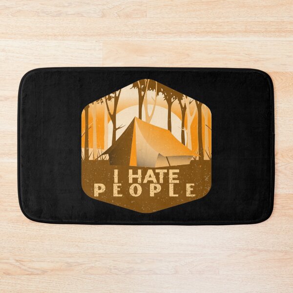 Item preview, I Hate People I Love Camping Funny Design designed and sold by Paula Helit.