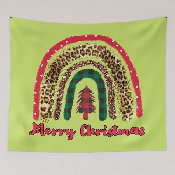 Item preview, Merry Christmas Patterned Rainbow  designed and sold by Designs By YL.