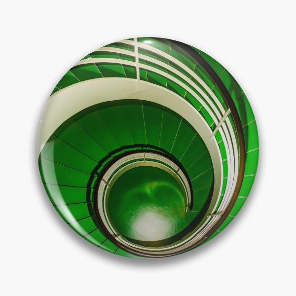 Item preview, Green Circular Stairway designed and sold by Lyl Dil Creations.