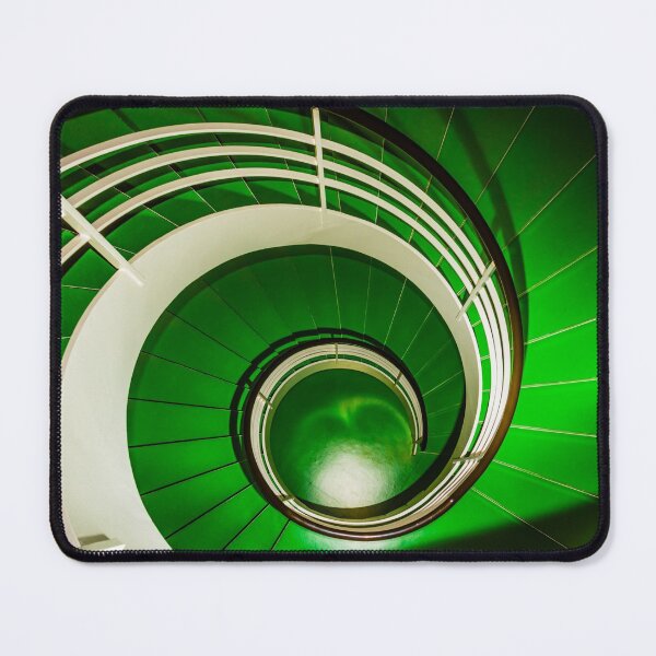 Item preview, Green Circular Stairway designed and sold by Lyl Dil Creations.