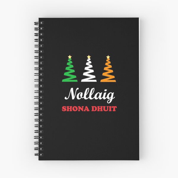 Item preview, Nollaig  Shona Dhuit Merry Christmas Irish Flag Colors Christmas Tree designed and sold by Draculaura2009.