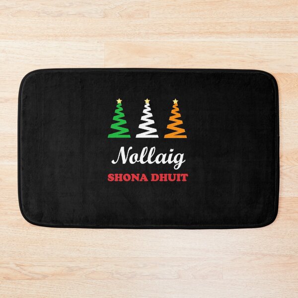 Item preview, Nollaig  Shona Dhuit Merry Christmas Irish Flag Colors Christmas Tree designed and sold by Draculaura2009.