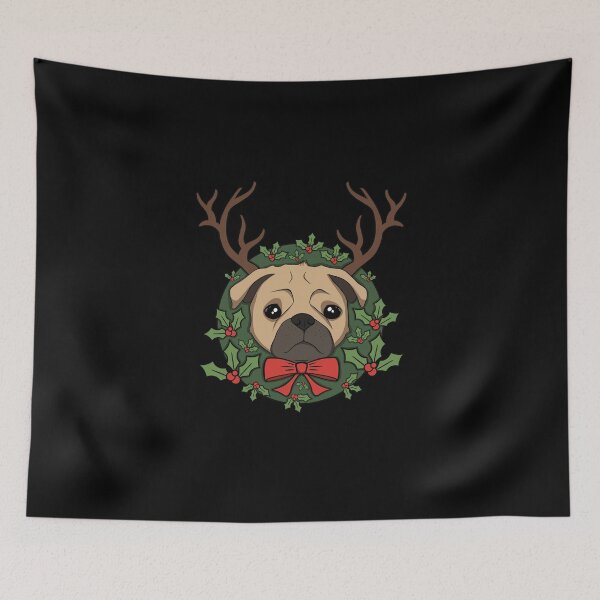 Item preview, Christmas Pug designed and sold by Celiina.
