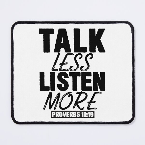 Item preview, Talk Less Listen More designed and sold by plushism.