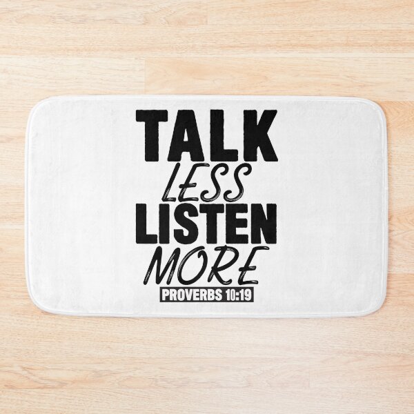 Item preview, Talk Less Listen More designed and sold by plushism.