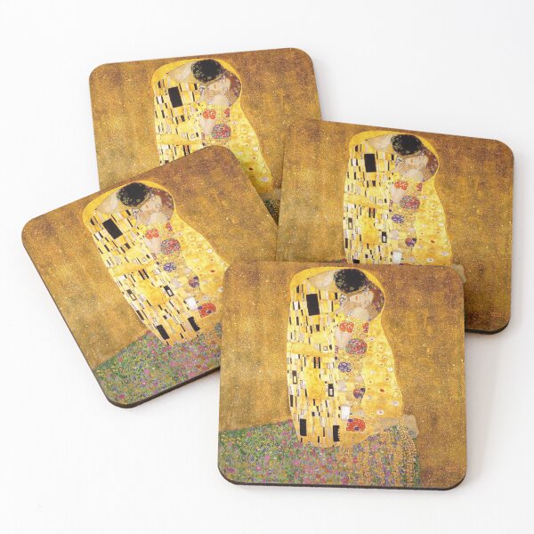 Item preview, The Kiss Gustav Klimt Art Nouveau Classic designed and sold by antiqueart.