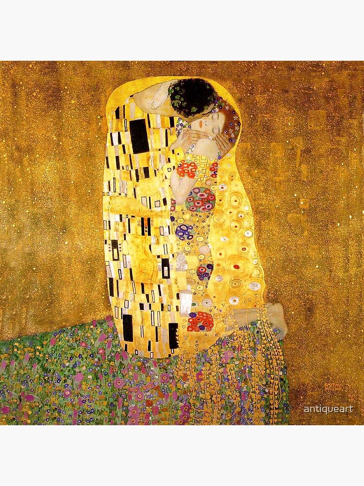 The Kiss Gustav Klimt Art Nouveau Classic Poster For Sale By